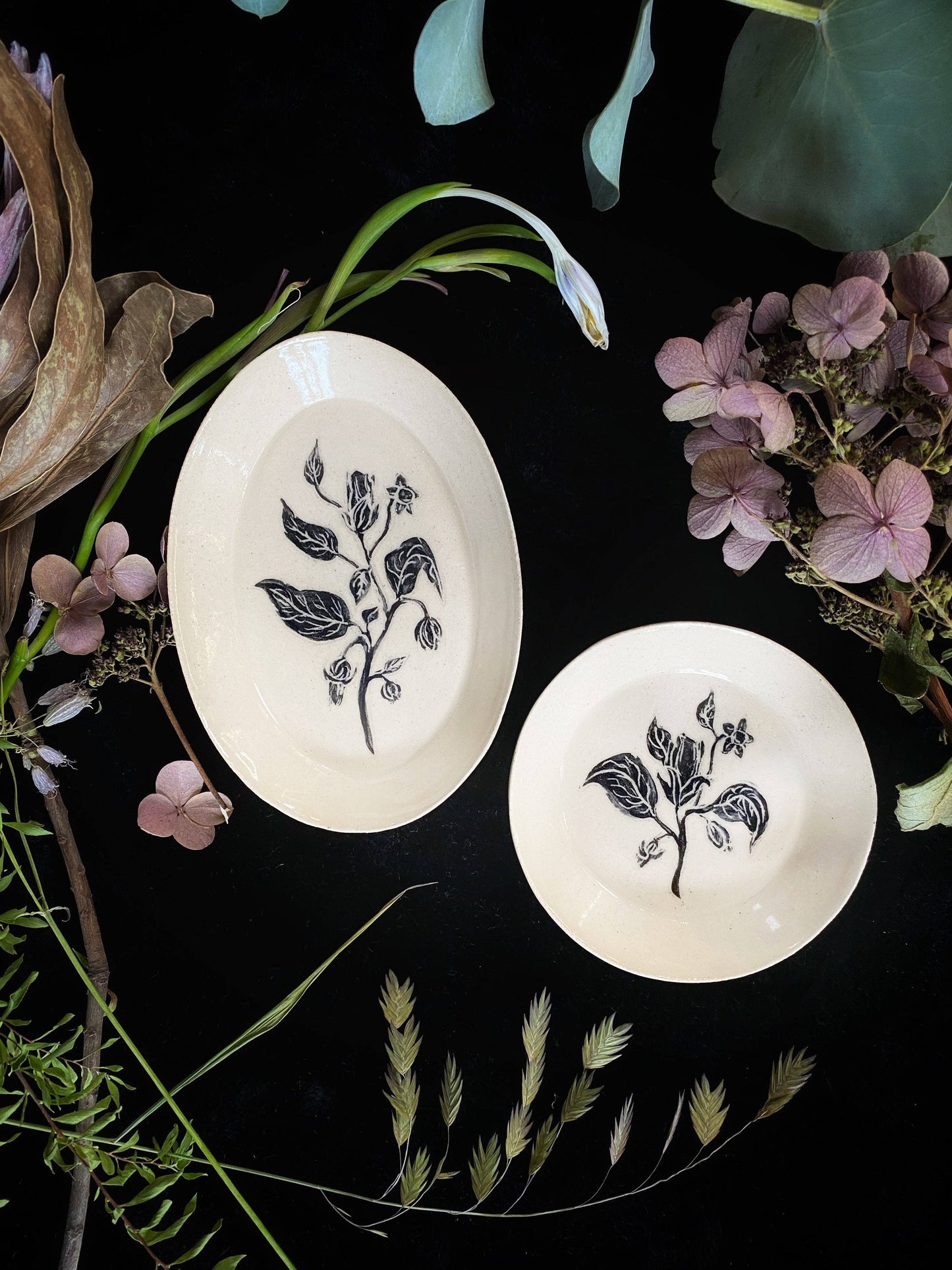 Ceramic Offering Dishes