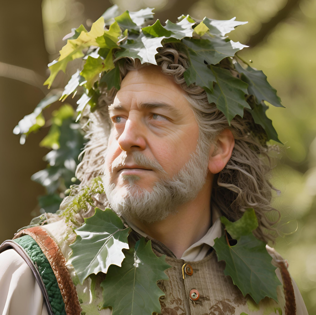 The Green Man Candle