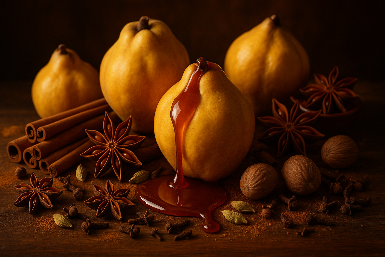 Quince, Harvest Spices, and Caramel