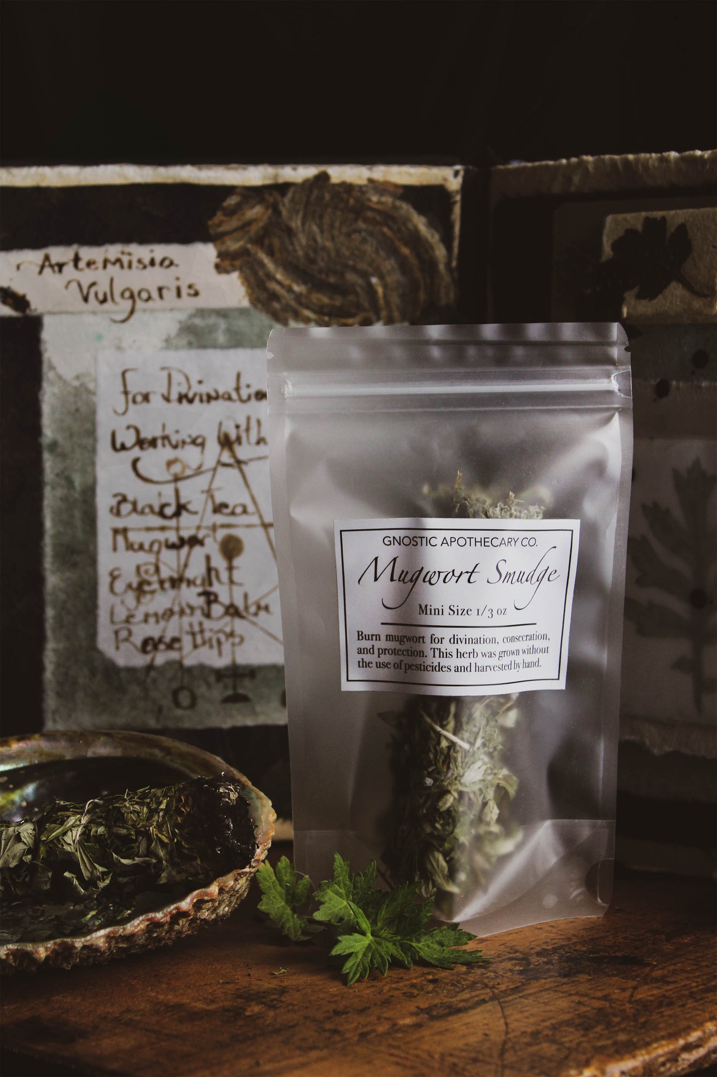 Organic Mugwort Smudge